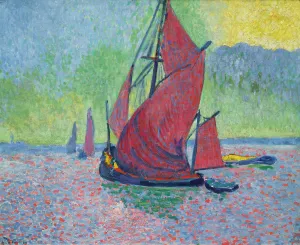 Fauvism Movement Artists Drucke: Red sails, 1906. Creator: Andre Derain
