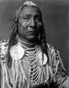 Native American Heritage Art Drucke: Red Wing-Apsaroke, c1908. Creator: Edward Sheriff Curtis