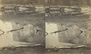 Yosemite National Park Images Drucke: Reflection of El Capitain in the Merced River, 1870 / 71. Creator: Anthony & Company