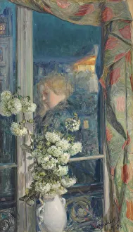 Genre Painting Russia Drucke: Reflection of an intimate world, 1894