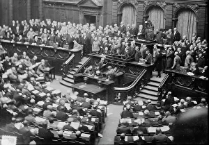 George Grantham Bain Photographer Drucke: Reichstag in session, between c1915 and c1920. Creator: Bain News Service