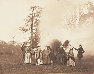 Guy Fawkes Night Drucke: Remember, remember the 5th of November!, 1853-56. Creator: John Dillwyn Llewelyn
