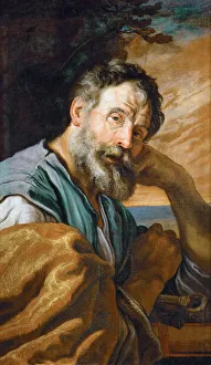 Domenico Fetti Paintings Drucke: Repentance of Saint Peter