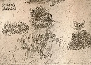 Natural Phenomena Art Drucke: Representation of natural phenomena, c1472-c1519 (1883). Artist: Leonardo da Vinci