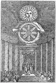 Darstellung von Sonnene, 1834