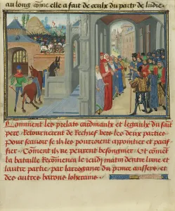 Catholicism In Medieval Europe Drucke: The Representatives of the Pope Attempting to Reconcile