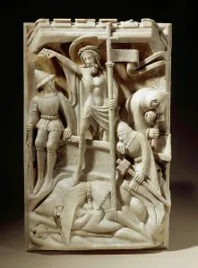 Life Of Christ Artwork Drucke: The Resurrection of Christ, c.1400. Creator: Unknown