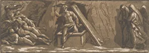 Auferstehung des Christus, um 1520-27. Ersteller: Ugo da Carpi