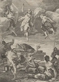 Die Auferstehung Christi, um 1700-40. Schöpfer: Lodovico Mattioli