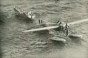 Vintage Airplane Transportation Drucke: The Return to the Dove to the Ark, (1919). Creator: Unknown