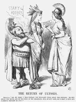 Sir John Tenniel Artwork Drucke: The Return of Ulysses, 1872