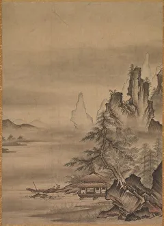 Japanese Heritage Art Drucke: Returning Home, mid-1500s. Creator: Unknown