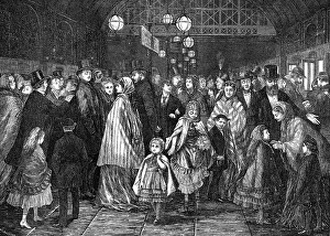 Zurück von der Pantomime - das letzte Zug, 1871. Künstler: Joseph Swain