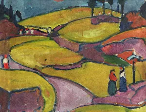 Rhythmischer Landschaftsraum (Eifel), 1912. Künstler: Stenner, Hermann (1891-1914)