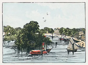 Richmond Bridge London Drucke: Richmond, c1910