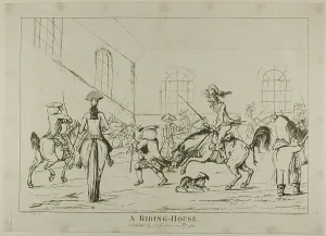 English Heritage Art Gallery Drucke: A Riding-House, published 1780. Creator: Unknown
