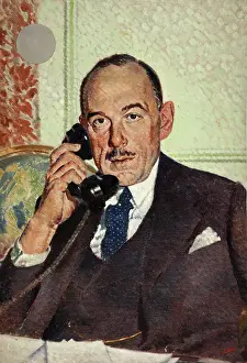 World War II Britain Drucke: The Right Honourable Oliver Lyttleton