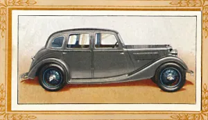 Classic British Vehicles Drucke: Riley Eight-90 Adelphi Saloon, c1936
