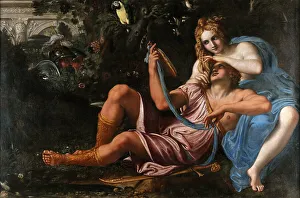 Oil On Canvas Baroque Art Drucke: Rinaldo and Armida, 1601. Creator: Carracci, Annibale (1560-1609)