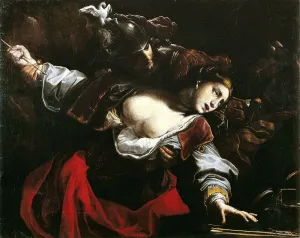 Bolognese School Paintings Drucke: Rinaldo and Armida, First Half of 17th cen. Creator: Tiarini, Alessandro (1577-1668)