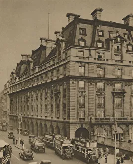 Neo Classical Architecture UK Drucke: The Ritz on the Site of the Hotels of Many Generations, c1935. Creator: Donald McLeish