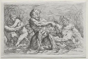 Heritage Images Italy Drucke: River Gods. Creator: Unknown