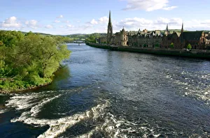 Fluss Tay und Perth, Schottland