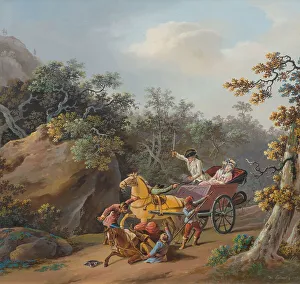 Die Diebstahlserie 1795 Künstler : Landerset , Joseph , der