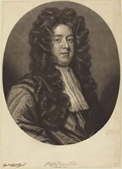 Baroque Era Art Gallery Drucke: Robert Cecil, 1697. Creator: John Smith