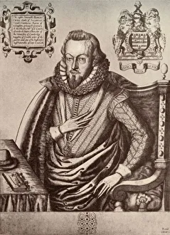 Drucke von Robert Cecil, Erster Earl von Salisbury, früheres Jahrhundert (1612). Englischer Staatsmann Robert Cecil (*1563; †1612) folgte seinem Vater als Berater der Königin Elizabeth I Renold Elstrack Drucke: Robert Cecil, Erster Earl von Salisbury