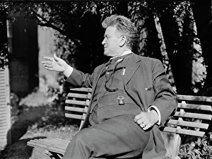 Robert M. Lafollette [sic], Abgeordneter aus Wisconsin, 1911. Ersteller: Harris und Ewing. Robert M. Lafollette [sic], Abgeordneter aus Wisconsin, 1911. Ersteller: Harris und Ewing