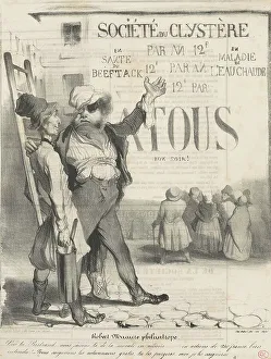 Honore Daumier Artworks Drucke: Robert Macaire philantrope, 19th century. Creator: Honore Daumier