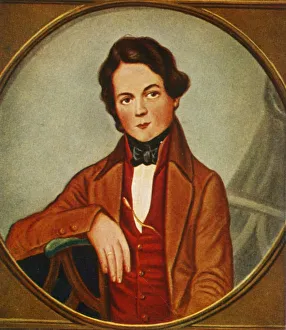 German Composer Images Drucke: Robert Schumann, (1933). Creator: Unknown