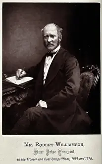 Victorian Era Writer Drucke: Robert Williamson. Creator: Unknown