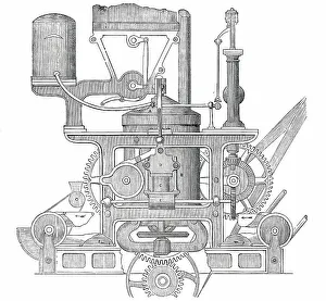 British Industrial Revolution Drucke: Robinson and Lee's Patent Bread-Making Machine, 1850. Creator: Unknown