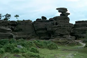 Sedimentary Rock Formation Drucke: Rocking-Stone