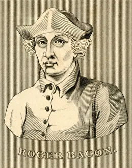 Roger Bacon, (1219-1292), 1830. Schöpfer: Unbekannt.