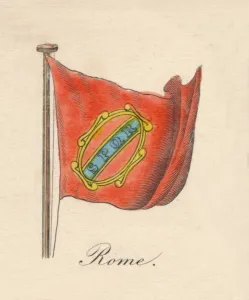 Naval Warfare Art Drucke: Rome, 1838