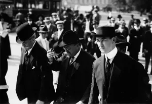Franklin D. Roosevelt in Washington zwischen 1910 und 1915 von der Bain News Service