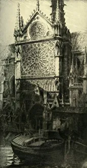 Rose Window Architecture Drucke: The Rose Window, 1908. Creator: Unknown