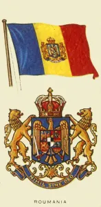Romanian National Flag Drucke: Roumania, c1935. Creator: Unknown