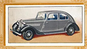 Vintage Road Transport UK Drucke: Rover 14 Streamlined Coupe