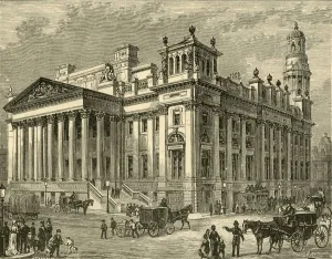 Grade II Listed Building Drucke: The Royal Exchange, 1898. Creator: Unknown