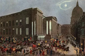 Die Königlichen Posten ab dem Allgemeinen Briefpostamt in London, 1830 (1927). Künstler: R. Reeves