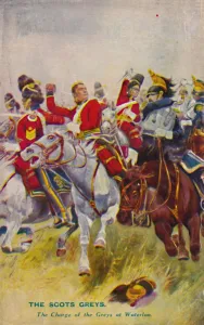 Die königlichen Schotten-Greyards Die Ladung der Greyards zu Waterloo im Jahr 1815 (1939)