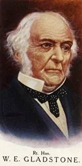 William Gladstone Image Drucke: Rt. Hon. W. E. Gladstone, 1927. Creator: Unknown