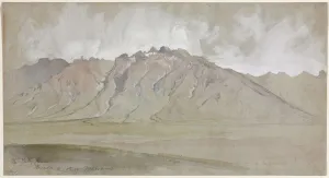 Thomas Moran Paintings Drucke: The Ruby Range, Nevada, 1879. Creator: Thomas Moran (American, 1837-1926)
