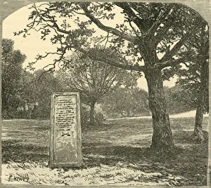 British Royal Heritage Drucke: Rufus Stone, 1898. Creator: Unknown