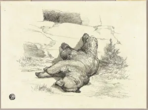 Heritage Animal Artwork Drucke: Russian Bear, n.d. Creator: Auguste-Andre Lancon