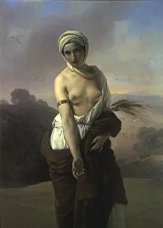 Milanese School Artists Drucke: Ruth, 1853